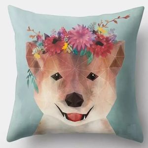 New! Geometric Dog Throw Pillow Cover